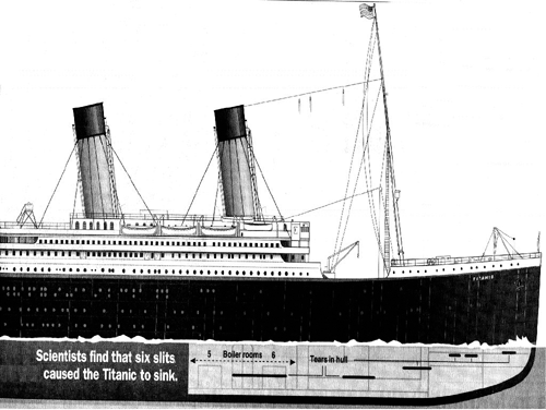 How many floors did the Titanic have?